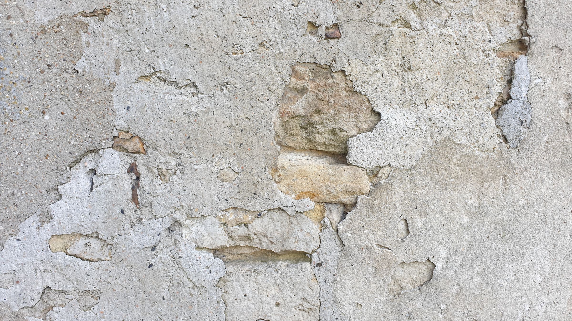 Superfície de concreto danificada